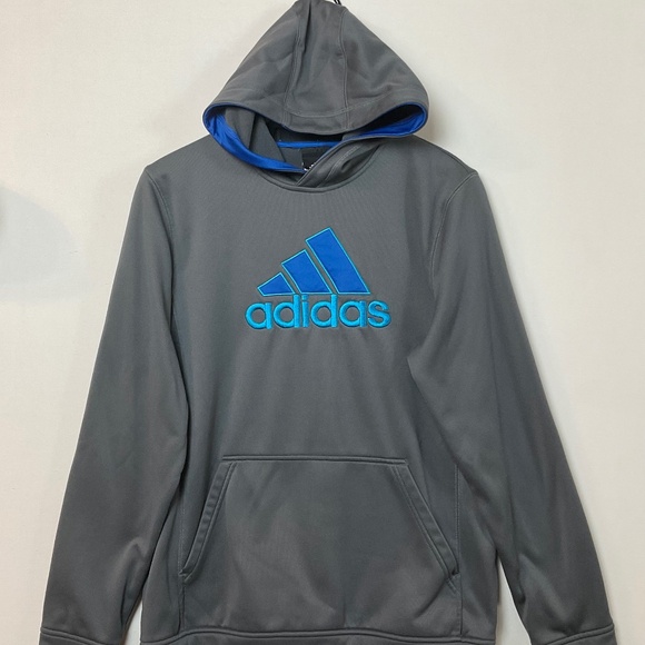 adidas Other - 📦Adidas kids gray blue Hoodie Fair Cond. youth XL 18- CLEARANCE PRICED
